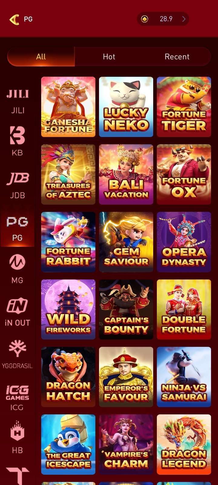 YY6 APK mobile interface